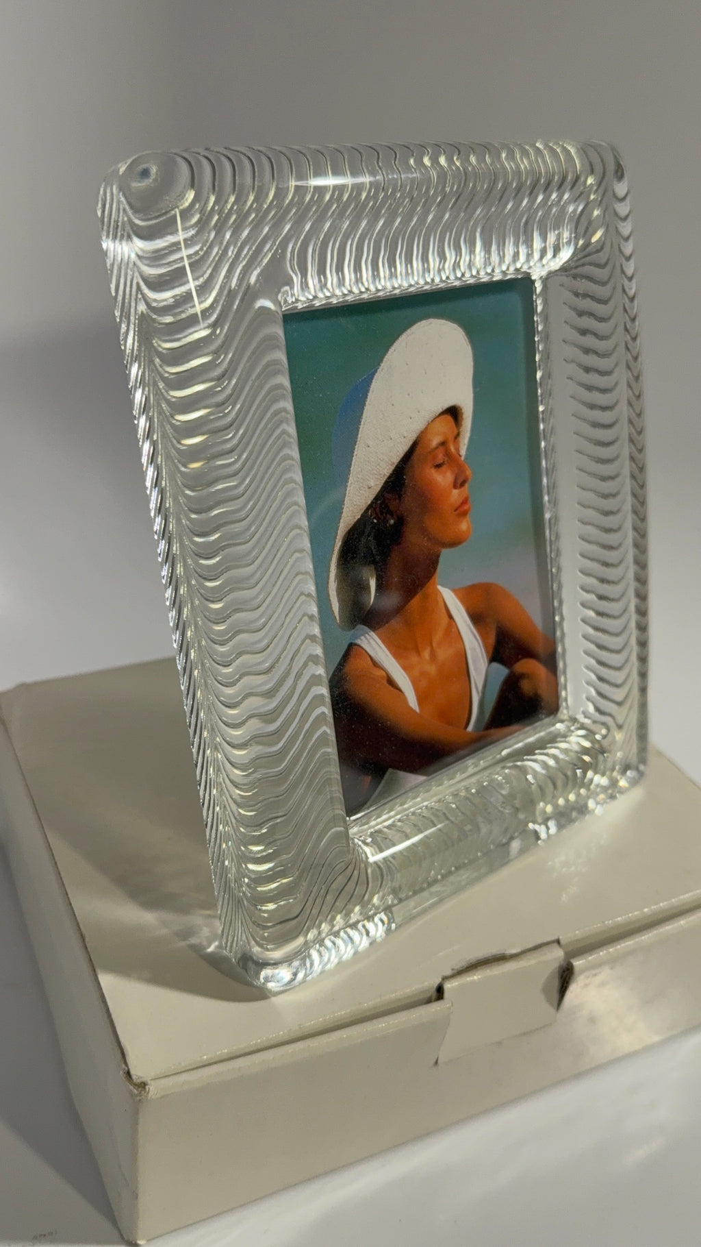 Crystal picture frame