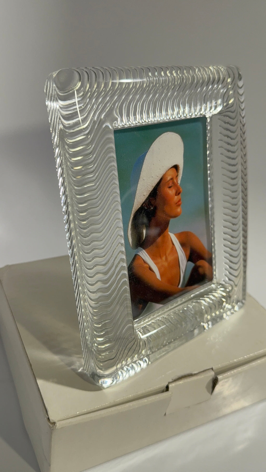 Crystal picture frame