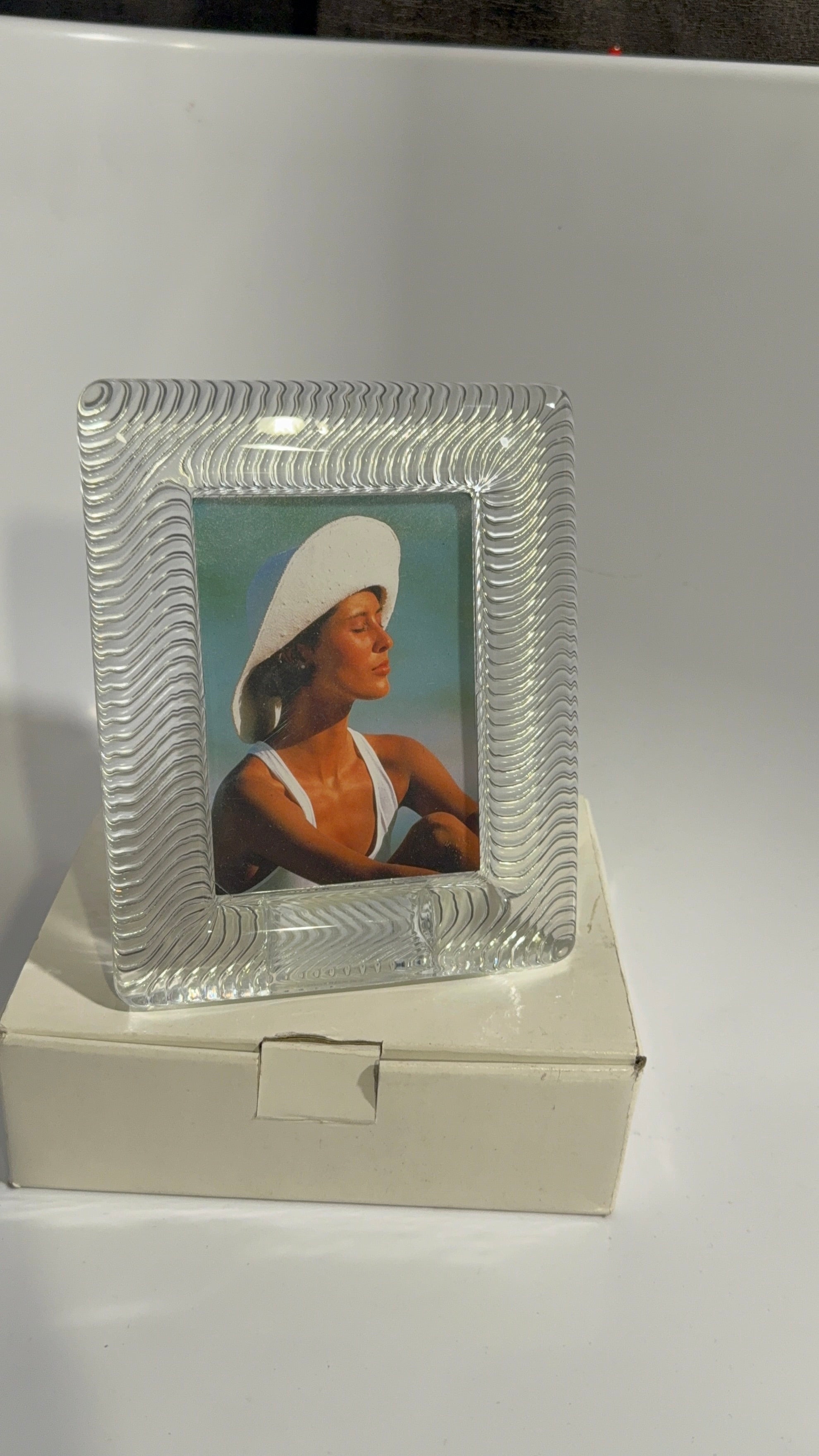 Crystal picture frame
