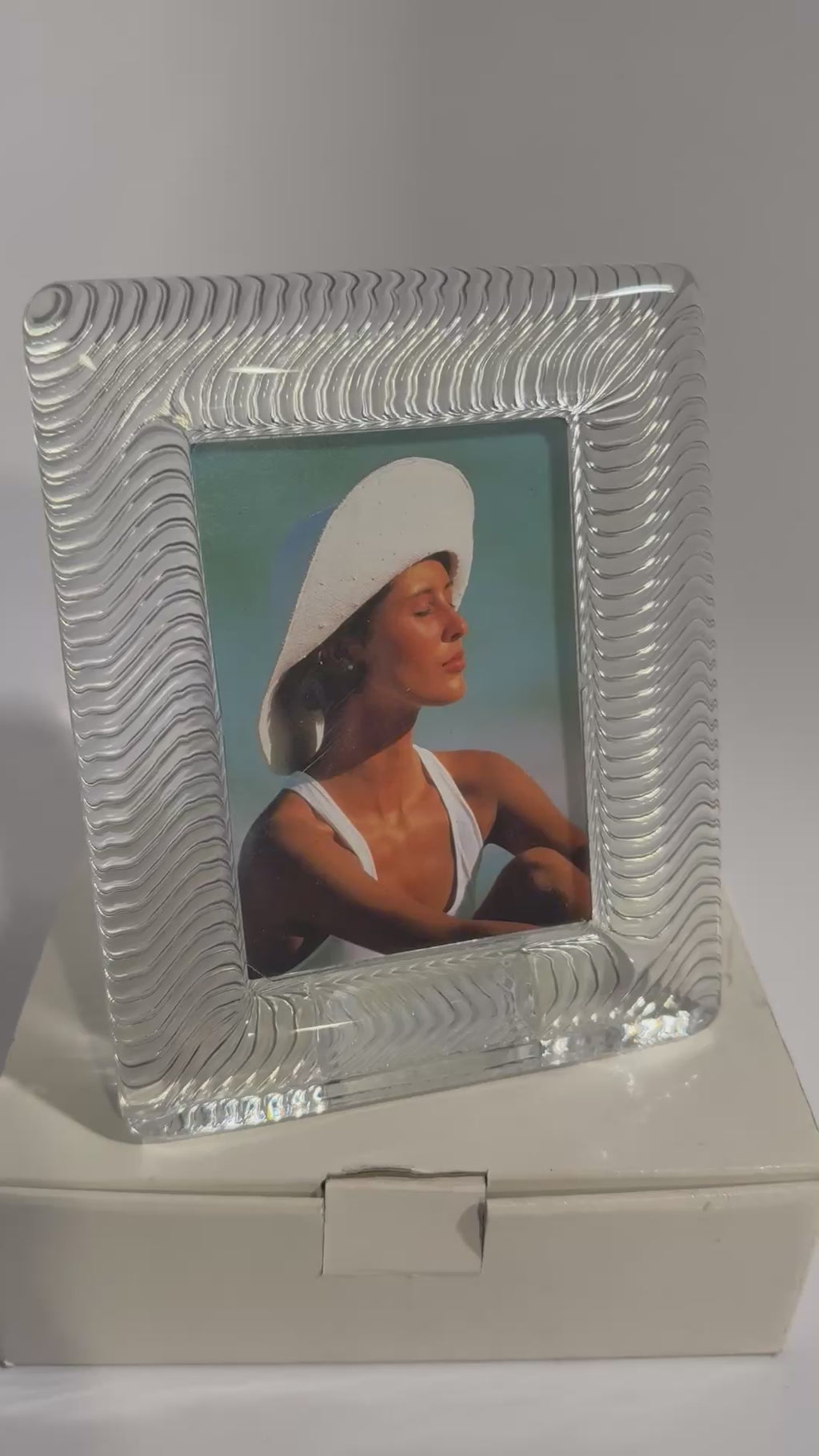 Crystal picture frame